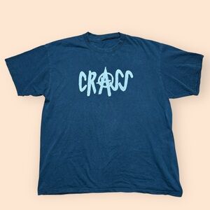 Vintage Crass T Shirt Men’s XL Black 2000s Punk Rock Vtg